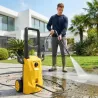 Hidrolimpiadora de Alta Presión 1600W 120 Bar con Bomba Boquilla Ajustable y Parada Automática 29,5x22x60 cm Ama... - Ogal.Es