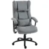 Silla de Oficina con Masaje de Amasamiento de 4 Puntos Respaldo Alto Altura Ajustable Asiento Amplio Cojín Lumba... - Ogal.Es