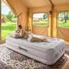 Colchón Hinchable Individual Plegable con Bomba Inflado 3 Min Desinflado 2 Min Bolsa Carga 200 kg 190x97x39 cm C... - Ogal.Es