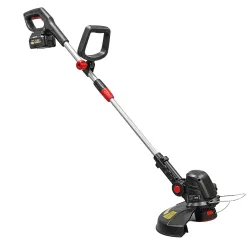 Desbrozadora Batería 18V con 2 Baterías de 4.0Ah y Cargador Barra Ajustable Cabezal y Mango Regulables Plateado - Ogal.Es