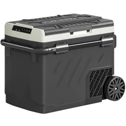 Nevera Portátil Eléctrica 49L con Compresor Doble Zona Control por App Ruedas Asa Telescópica -20? a 20? y Puert... - Ogal.Es