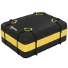 Bolsa de Techo para Coche 425L Impermeable con 8 Correas Alfombrilla Antideslizante Ganchos para Vehículos Amarillo - Ogal.Es