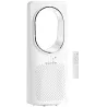 Ventilador de Torre sin Aspas con Mando a Distancia Oscilación 45° 3 Velocidades 3 Modos Temporizador 15H Blanco - Ogal.Es