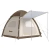 Tienda de Campaña Inflable con Mosquitera Vestíbulo Bomba para 2-3 Personas UPF30+ Bolsa Montaje Rápido Impermeable - Ogal.Es