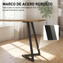 Juego de 4 Patas de Mesa Cuadradas Industriales para Muebles con Pies Ajustables 43x3x72 cm Negro - Ogal.Es