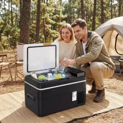 Nevera Portátil Eléctrica 30L con Compresor Control por App Pantalla Luz LED Asa Modos ECO y MAX de -20? a +20 ?... - Ogal.Es