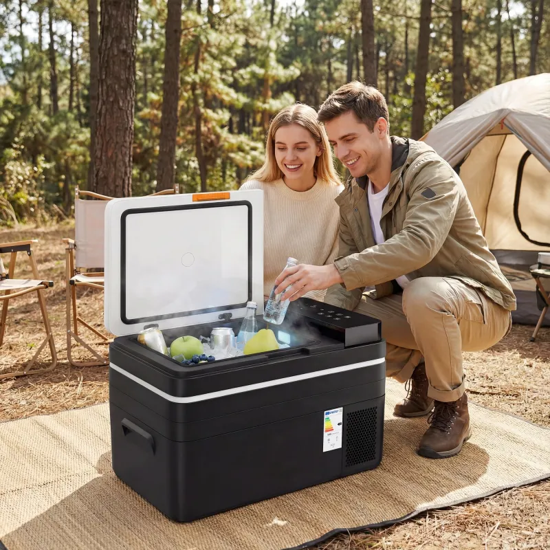 Nevera Portátil Eléctrica 30L con Compresor Control por App Pantalla Luz LED Asa Modos ECO y MAX de -20? a +20 ?... - Ogal.Es