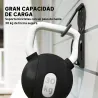 Soportes de Pared para Bicicletas de 4 Piezas Plegables hasta 30 kg con Tornillos para Casa Garaje y Sótano Negro - Ogal.Es