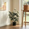 Planta Artificial de Camelia 65cm Árbol Artificial en Maceta con Flores de Seda Realistas 116 Hojas Efecto Musgo... - Ogal.Es