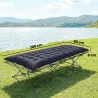 Esterilla de Camping Plegable Portátil con Correas Antideslizante para Cama de Camping Tienda Viajes Gris Oscuro - Ogal.Es