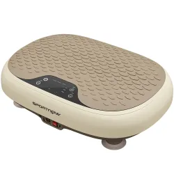 Plataforma Vibratoria con 20 Niveles de Velocidad 3 Programas Pantalla LED Control Remoto para Hacer Ejercicio e... - Ogal.Es