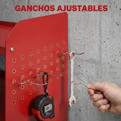 Organizador de Herramientas de Jardín Estante de Almacenamiento de Pared de 2 Niveles para Garaje con Bandeja y ... - Ogal.Es
