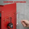 Organizador de Herramientas de Jardín Estante de Almacenamiento de Pared de 2 Niveles para Garaje con Bandeja y ... - Ogal.Es