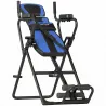Tabla de Inversión Plegable con Dominadas y Flexiones Altura Ajustable 155-198 cm Ángulos 20° 40° 60° Cinturón Azul - Ogal.Es