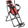 Tabla de Inversión Plegable con Dominadas y Flexiones Altura Ajustable 155-198 cm Ángulos 20° 40° 60° Cinturón Rojo - Ogal.Es