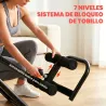 Tabla de Inversión Plegable con Dominadas y Flexiones Altura Ajustable 155-198 cm Ángulos 20° 40° 60° Cinturón Rojo - Ogal.Es