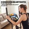 Bicicleta Elíptica para Casa Silenciosa con Bluetooth Compatible con App Resistencia de 8 Niveles Sensor Pulso R... - Ogal.Es