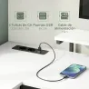 Escritorio en L Reversible con 4 Cajones de Tela 2 Enchufes y 2 Puertos USB Soporte para Monitor 155x112 cm Blanco - Ogal.Es