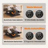 Mini Elíptica Eléctrica Bajo Escritorio con 12 Niveles Programas Automáticos Control Remoto y Pantalla LED Negro - Ogal.Es