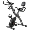 Bicicleta Estática Plegable con 8 Niveles de Resistencia Volante Pantalla LCD Bluetooth Pulsómetro y Sillín Ajus... - Ogal.Es