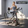 Bicicleta Estática Plegable con 8 Niveles de Resistencia Volante Pantalla LCD Bluetooth Pulsómetro y Sillín Ajus... - Ogal.Es