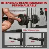 Máquina de Musculación con Polea Alta y Baja Prensa de Pecho y Piernas Compatible con Discos 25 y 50 mm (No Incl... - Ogal.Es
