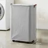 Cesto de Ropa Sucia con Tapa y Ruedas 50L Cesta de Ropa Sucia Plegable con Bolsa con Cordón Extraíble 40x30x65 c... - Ogal.Es