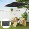 Toldo de Recambio de Sombrilla de 3x2 m Toldo de Repuesto para Sombrilla con Ventilación Superior Protección UV ... - Ogal.Es