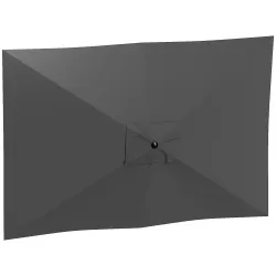 Toldo de Recambio de Sombrilla de 3x2 m Toldo de Repuesto para Sombrilla con Ventilación Superior Protección UV ... - Ogal.Es