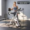 Bicicleta Estática Plegable con 8 Niveles de Resistencia Volante Pantalla LCD Bluetooth Pulsómetro y Sillín Ajus... - Ogal.Es