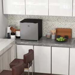Congelador Vertical de 35 L con Temperatura Ajustable -24 °C a -14 °C Puerta Reversible y Estante Extraíble Plat... - Ogal.Es