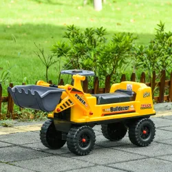 Camion Correpasillos Tractor sin Pedales para Niños de 2-3 Años con Pala Excavadora Espacio de Almacenaje Oculto... - Ogal.Es