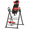 Tabla de Inversión por Gravedad Plegable con Inclinación hasta 90° y Cinturones de Seguridad 79x114x153 cm Rojo ... - Ogal.Es