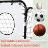 Portería de Fútbol para Niños con Lona de Precisión y Puntería para Entrenamiento y Perfeccionamiento 240x88x174... - Ogal.Es
