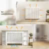 Cubre Radiadores con Estantes Cubreradiador de MDF Diseño Moderno de Listones para Salón Dormitorio 152x19x83 cm... - Ogal.Es
