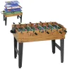 Mesa Multijuegos 13 en 1 con Futbolín Billar Ping-pong Hockey Ajedrez Damas Backgammon y Accesorios - Ogal.Es