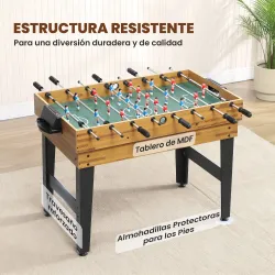 Mesa Multijuegos 13 en 1 con Futbolín Billar Ping-pong Hockey Ajedrez Damas Backgammon y Accesorios - Ogal.Es