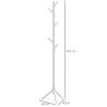 Perchero de Pie de Madera Forma de Árbol con 8 Ganchos para Colgar Ropa Bolsos en Pasillo Entrada 40x40x165 cm B... - Ogal.Es
