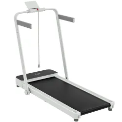 Cinta de Correr Plegable Inclinado Debajo del Escritorio con 2.5HP 0-12 KM/H Pantalla LED Control Remoto y Soporte - Ogal.Es