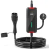 Cable de Carga Coche Eléctrico Tipo 2 3,7kW 5m 6-16A Temporizador 1-12h Enchufe Schuko Pantalla LCD IP65 de Pare... - Ogal.Es