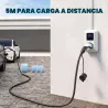 Cable de Carga Coche Eléctrico Tipo 2, 22kW 32A Modo 3 Trifásico 5m con IP65 Paño de Limpieza y Bolsa para EV y ... - Ogal.Es
