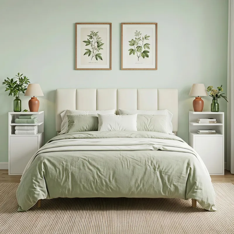 Juego de 2 Mesillas de Noche Dormitorio con Puerta Compartimentos Abiertos para Espacios Reducidos 25x30x60 cm B... - Ogal.Es