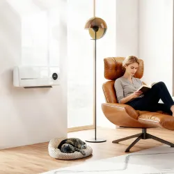 Calefactor Eléctrico Bajo Consumo de Pared 2000W con 3 Modos Pantalla LED Termostato Temporizador y Oscilación B... - Ogal.Es