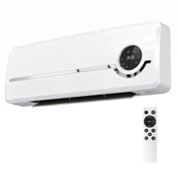 Calefactor Eléctrico Bajo Consumo de Pared 2000W con 3 Modos Pantalla LED Termostato Temporizador y Oscilación B... - Ogal.Es