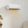 Calefactor Eléctrico de Pared 2000W con 3 Modos Pantalla LED Termostato Temporizador y Oscilación Blanco - Ogal.Es
