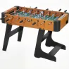 Futbolín plegable de madera, mesa de futbolín plegable sobre patas con 2 pelotas, 22 jugadores, 118 x 107,5 x 78... - Ogal.Es