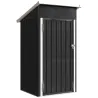 Caseta de Jardín Exterior Metálico 0,74 m² 107,5x91x185 cm con Techo Inclinado Puerta con Cerradura Ventilacione... - Ogal.Es