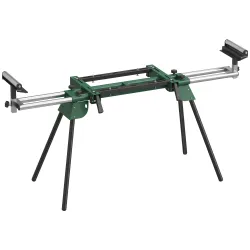 Soporte de Sierra Ingletadora Plegable Universal con 2 Rodillos de Apoyo Altura y Ancho Ajustable Carga 200 kg V... - Ogal.Es