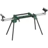 Soporte de Sierra Ingletadora Plegable Universal con 2 Rodillos de Apoyo Altura y Ancho Ajustable Carga 200 kg V... - Ogal.Es