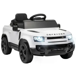 Coche Eléctrico SUV para Niños Land Rover Defender 12?V Mando a Distancia Suspensión Arranque Suave 2,7-4,5 km/h... - Ogal.Es
